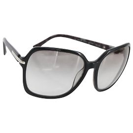 PRADA Sunglasses plastic Black SPR18M Auth BA10788 Black