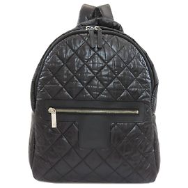 Chanel Coco Cocoon Nylon Backpack Black