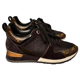 Baskets Run Away Louis Vuitton Marron Noir