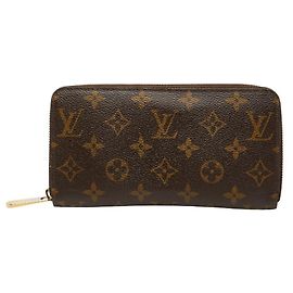Portafoglio Zippy Monogram Louis Vuitton Marrone