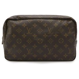 Pochette Truss Toilette 28 Monogram Louis Vuitton Marron