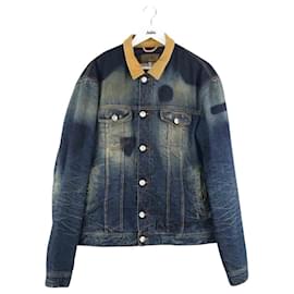 Armani Giacca di cotone blu Blu
