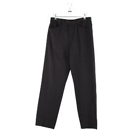 Hermès Calças slim pretas Preto