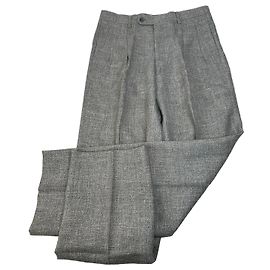 Vintage Dior Herren Wollhose grau Silber