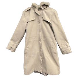 Abrigo Bel Air de algodón beige Beige