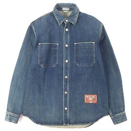 Dior Denim Cowhide Denim Jacket Blue