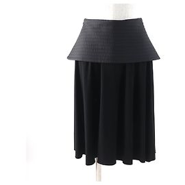 Saia de Viscose Elastano Loewe S540Y08X56 Preto
