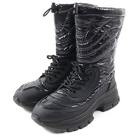 Bottes en caoutchouc en nylon Monogram Louis Vuitton 2054 Noir