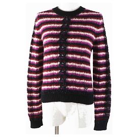 Chanel COCO Mark Chain Border Pattern Alpaca Polyamide Knitwear Multiple colors
