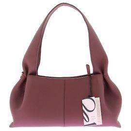 Polène Sac "n°9" bordeaux en cuir Bordeaux