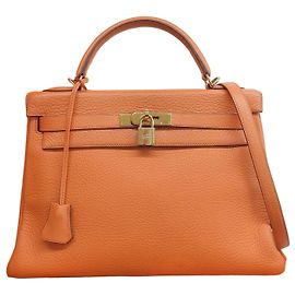 Bolsa Hermès Kelly 32 Laranja