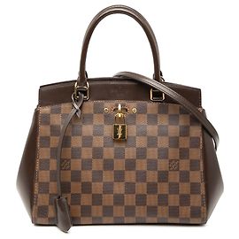 Louis Vuitton Marrom Damier Ébène Rivoli PM Marrom