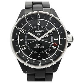 Orologio da uomo Chanel J12 GMT H3101 quadrante nero Altro