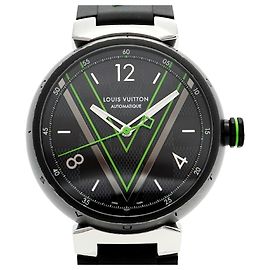Orologio da uomo Louis Vuitton Tambour con quadrante nero Altro