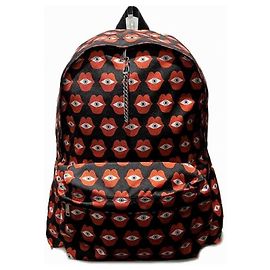Céline Mochila con estampado Telepathic Love de Celine Negro Blanco Roja