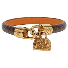 Louis Vuitton Monogram Alma Charm Bracelet Brown