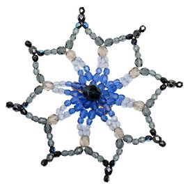 Broche Motivo Floco de Neve CHANEL Azul Multicor