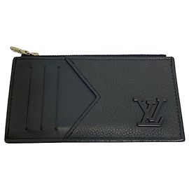 Portafoglio compatto Louis Vuitton Aerogram Fragment Blu navy