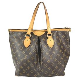 Sac à main Louis Vuitton Monogram Palermo PM Marron
