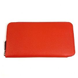Hermès HERMES Azap Long Silk-in Wallet Other Orange