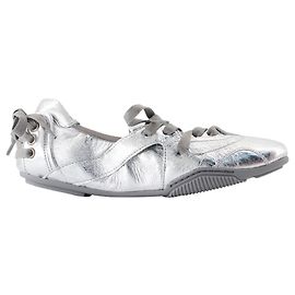 Fn Wn Chaussure000998 Baskets - Acne Studios - Cuir - Argent Argenté Métallisé