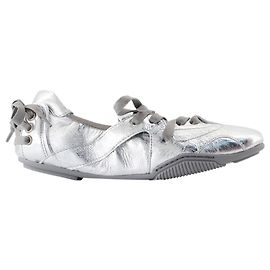 Fn Wn Schuh000998 Sneakers - Acne Studios - Leder - Silber Silber Metallisch