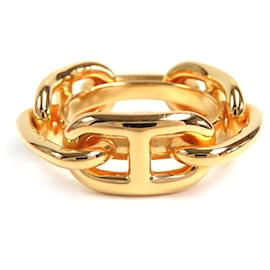 Anello per sciarpa Hermès Lukade Chne Dunkel D'oro