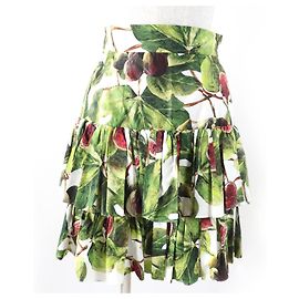 Dolce & Gabbana Falda de algodón F4BCRT Dolce&Gabbana Multicolor