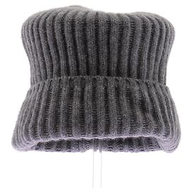 Autre Marque Grau Cashmere-Mütze Grau