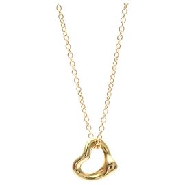 Tiffany & Co Colar Extra Mini Open Heart Tiffany em Ouro Rosa
 Dourado