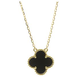 Collar Péndulo Vintage Alhambra de Van Cleef & Arpels Dorado