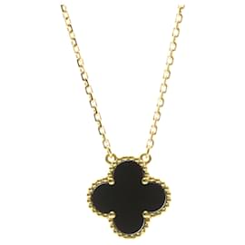 Van Cleef & Arpels Vintage Alhambra Pendant Necklace Golden