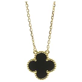 Collar colgante de ónix en oro de 18K Van Cleef & Arpels Dorado