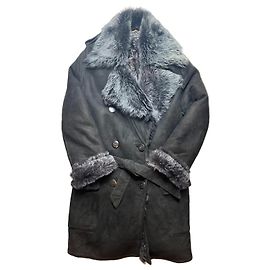 Doppelt gefütterte Gucci AW 1995 Schwarz