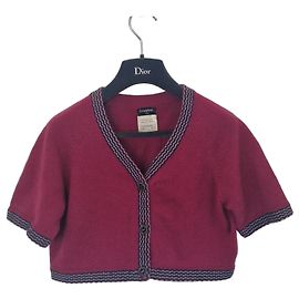 Chanel Pull en cachemire Fuchsia Fuschia