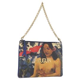 LOUIS VUITTON Celty Pochette Plat Pouch Koons Rubens M64617 LV Auth 170658SAM Multicolor