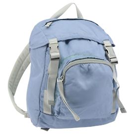 PRADA Rucksack aus Nylon hellblau silber authentisch BA10351 Silber Hellblau