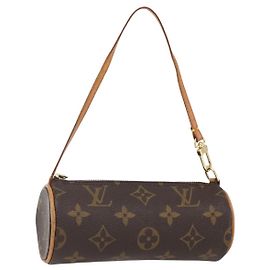 LOUIS VUITTON Pouch Papillon Monogram LV Auth 170866 Monogramme