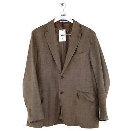 Hackett London Giacca in lino marrone Marrone