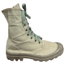 Autre Marque Palladium Phoenix Pampa Leinenschuhe Olivgrün Olivgrün