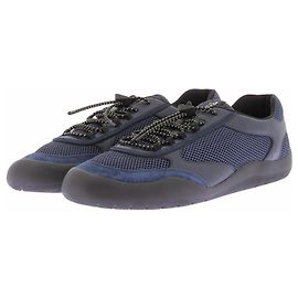 Prada Sneakers "Speedrock" blu navy e nere in pelle e mesh Blu navy
