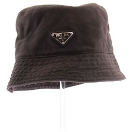 Cappello Bob Prada in cotone marrone Marrone