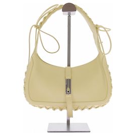 Marciano Helles gelbes Lederhandtasche Gelb