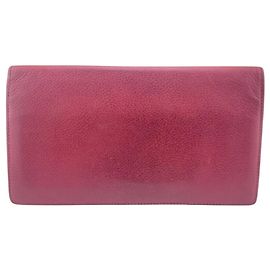 Hermès Hermes MC2 Fleming Bifold Long Wallet Red