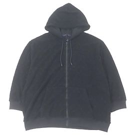 Sudadera de algodón nylon Monogram Louis Vuitton Negro