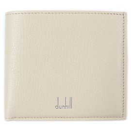 Alfred Dunhill Dunhill Duke Billfold Leder Geldbörse Beige