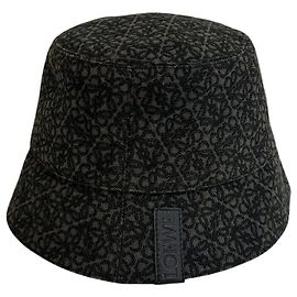 Sombrero Tulipán Reversible Loewe Negro Azul marino