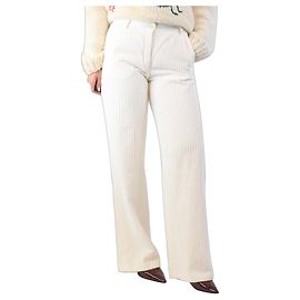 Hartford Pantalon en velours côtelé blanc - taille Blanc