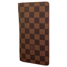 Cartera Larga Brazza Damier Louis Vuitton Damier ebene