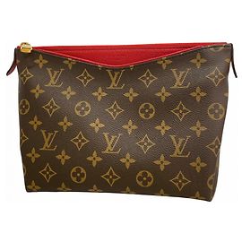Trousse de beauté Monogram Pallas M64123 de Louis Vuitton Marron Rouge